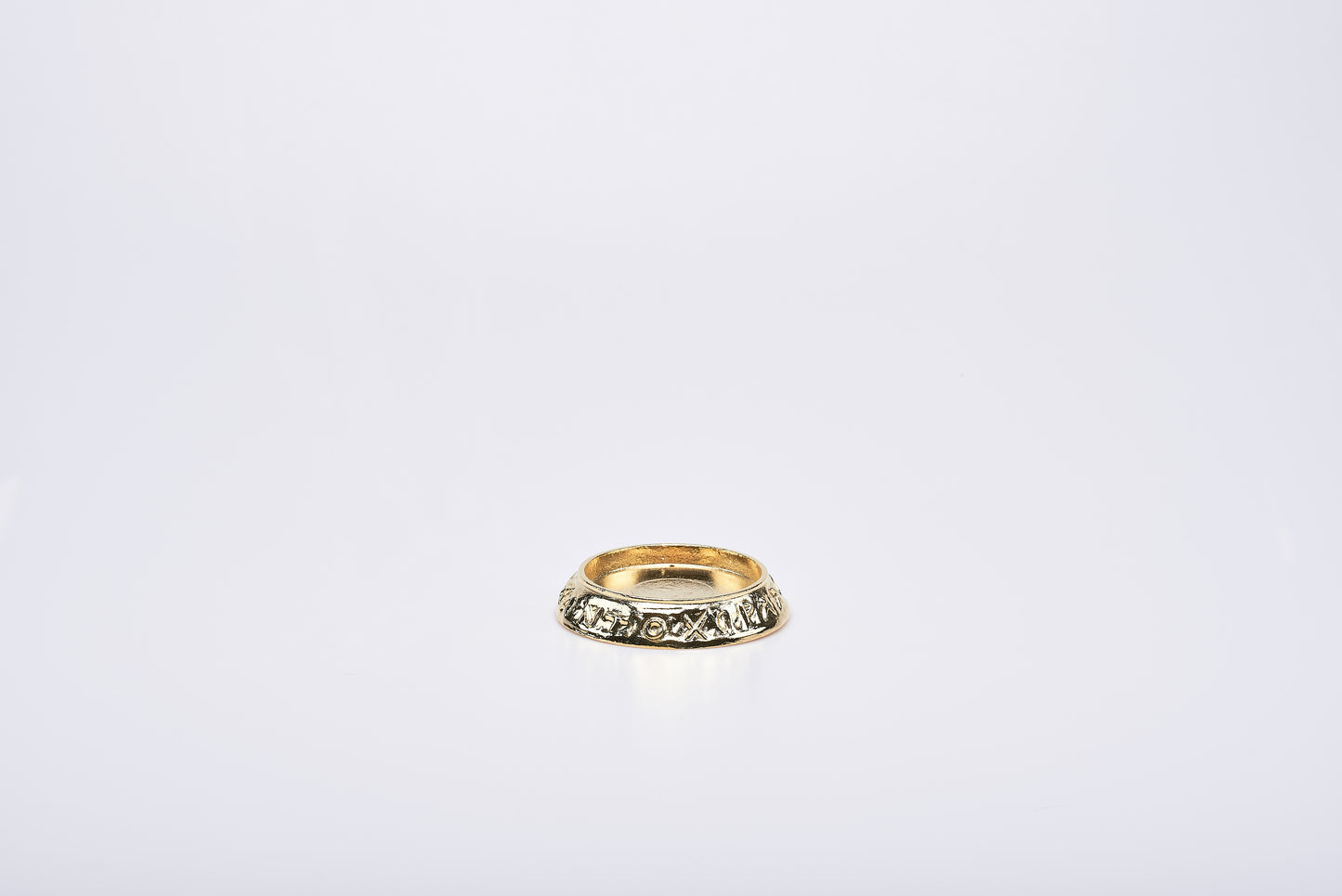 Base in Ottone Fuso per Candela Diametro 8 Centimetri