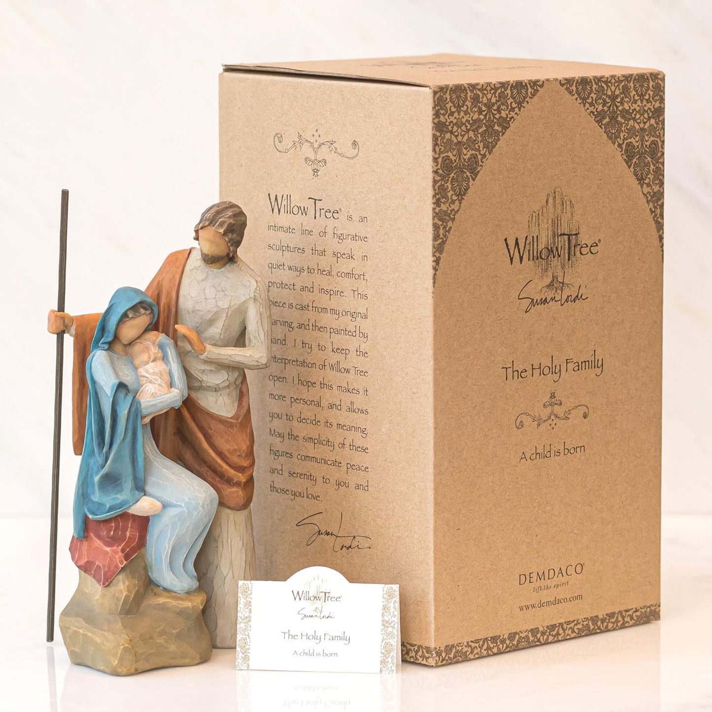 Statuetta Willow Tree 26290 Sacra Famiglia 18 Centimetri