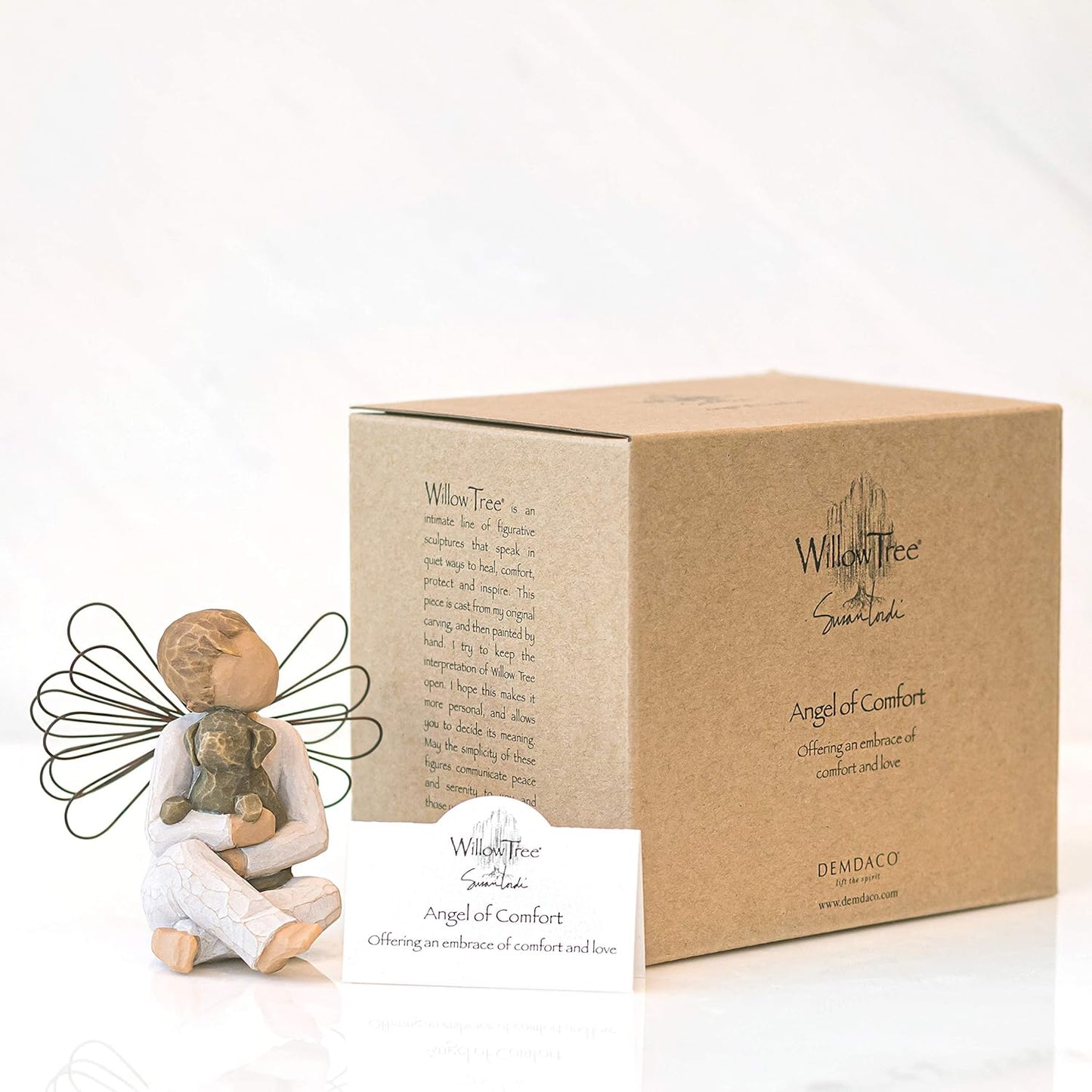 Statuetta Willow Tree 26062 Angelo del Conforto 8 Centimetri