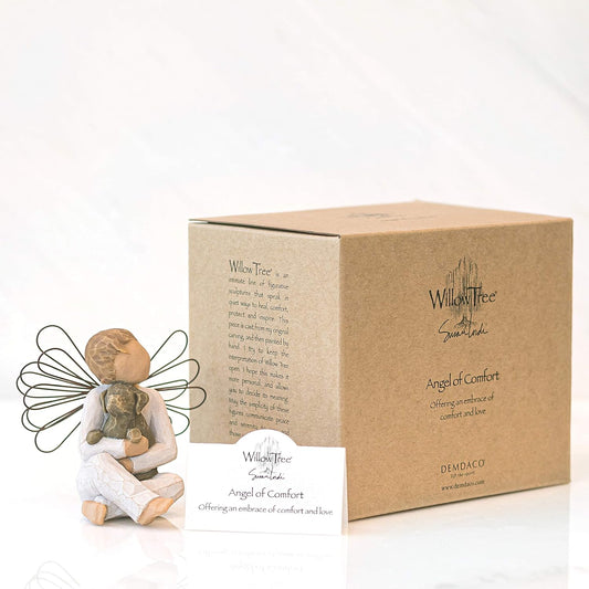 Statuetta Willow Tree 26062 Angelo del Conforto 8 Centimetri