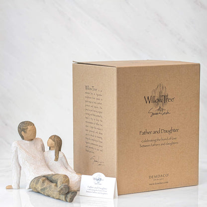 Statuetta Willow Tree 26031 Padre e Figlia 11,5 Centimetri