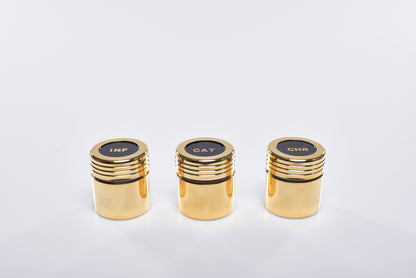 Tris Vasetti Olio Santo in Astuccio