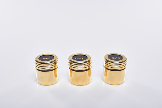 Tris Vasetti Olio Santo in Astuccio