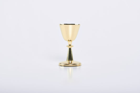 Calice in Ottone Dorato Altezza 13 Centimetri