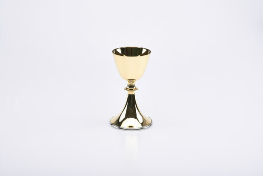Calice Classico in Ottone Dorato Altezza 20,5 Centimetri