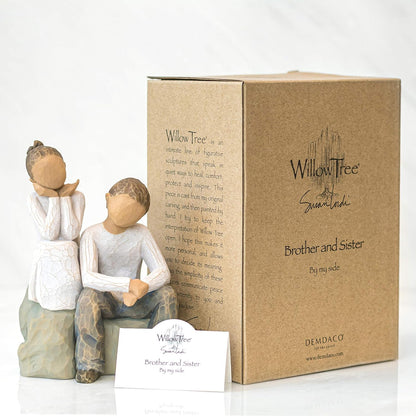 Statuetta Willow Tree 26187 Fratello e Sorella 14 Centimetri