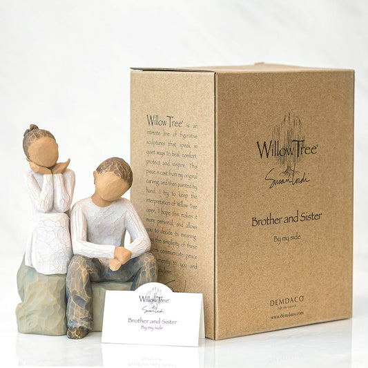 Statuetta Willow Tree 26187 Fratello e Sorella 14 Centimetri