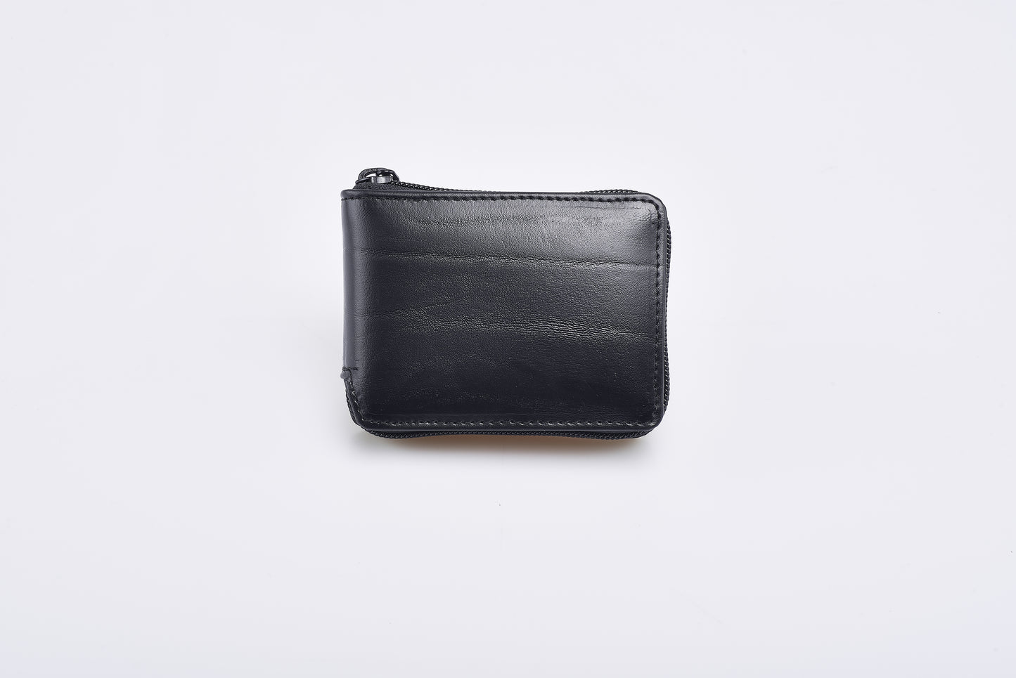 Piccolo Astuccio con Zip in Pelle di Vitello 9x11x2 Centimetri