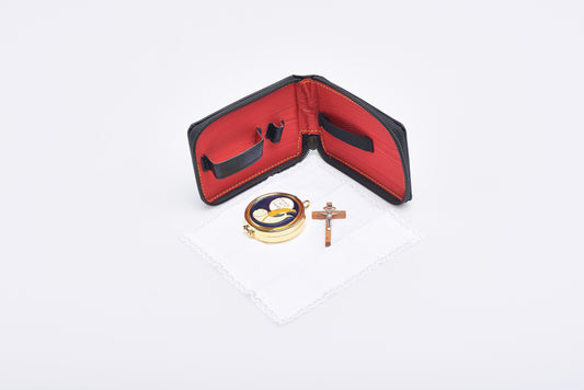 Piccolo Astuccio con Zip in Pelle di Vitello 9x11x2 Centimetri