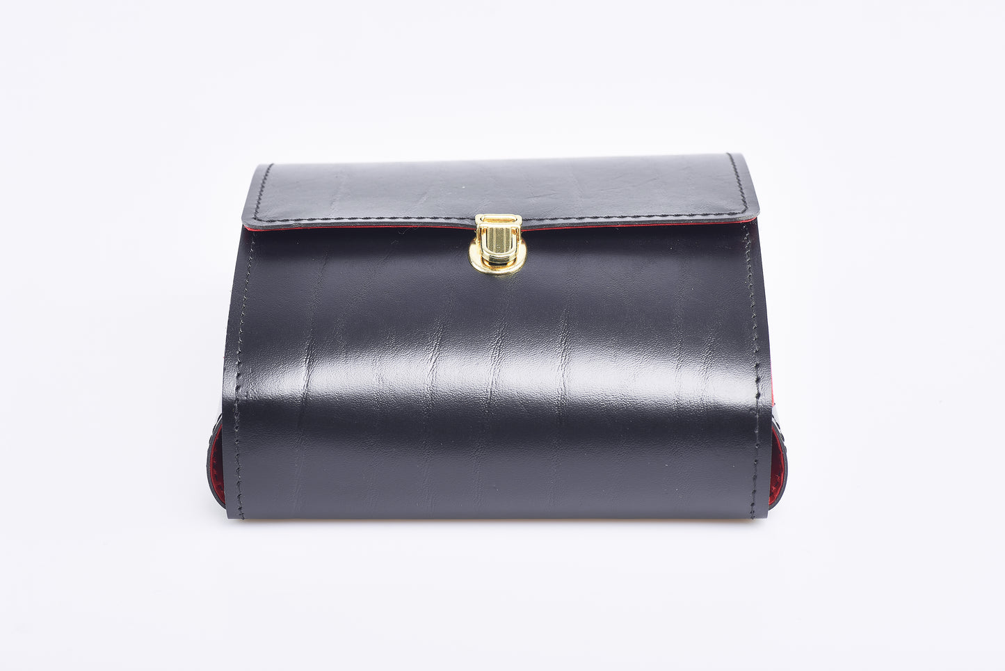 Astuccio Porta Teca in Pelle Gran Foca Nero