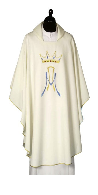 Casula Mariana Ricamata in Tessuto di Poliestere