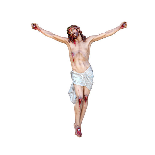 Statua Corpo di Cristo 165x145 cm in Vetroresina