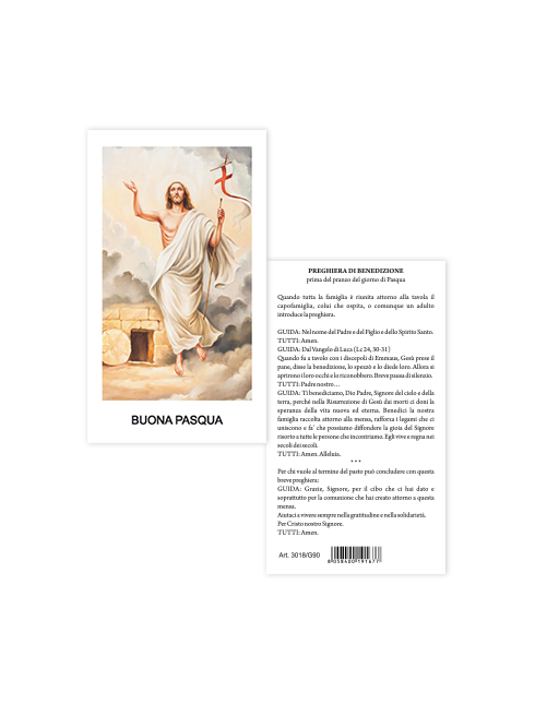 Immagine Buona Pasqua 6x10,5 cm 100 Pezzi