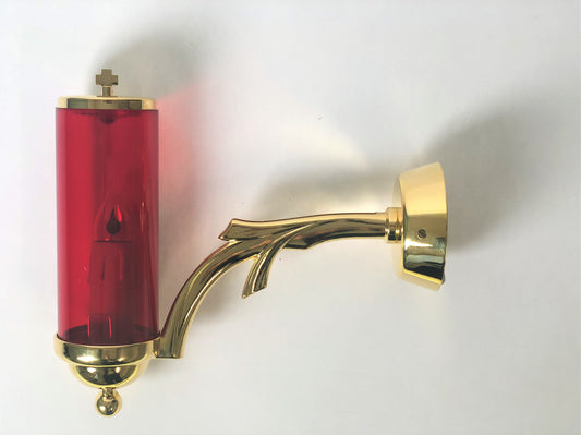 Applique a Muro in Bronzo Dorato Altezza 19 Centimetri