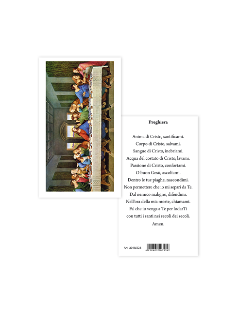 Immagine Ultima Cena 6x10,5 cm 100 Pezzi