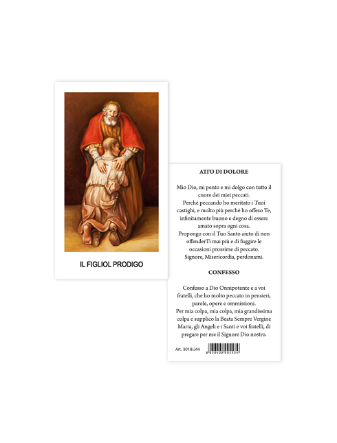 Immagine Il Figliol Prodigo 6x10,5 cm 100 Pezzi