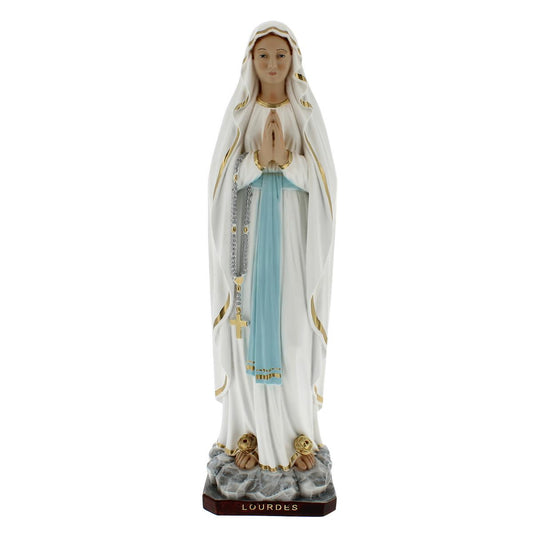 Statua Madonna Lourdes 61 cm in Resina