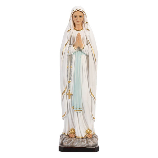 Statua Madonna Lourdes 71 cm in Resina