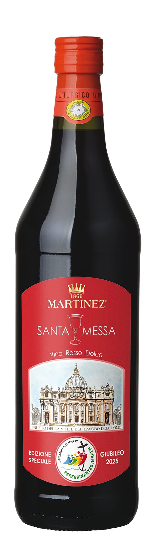 Vino da Messa Rosso Dolce Martinez 1 Litro