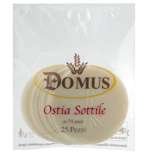 Ostia Sottile Diametro 74 MM 25 Pezzi