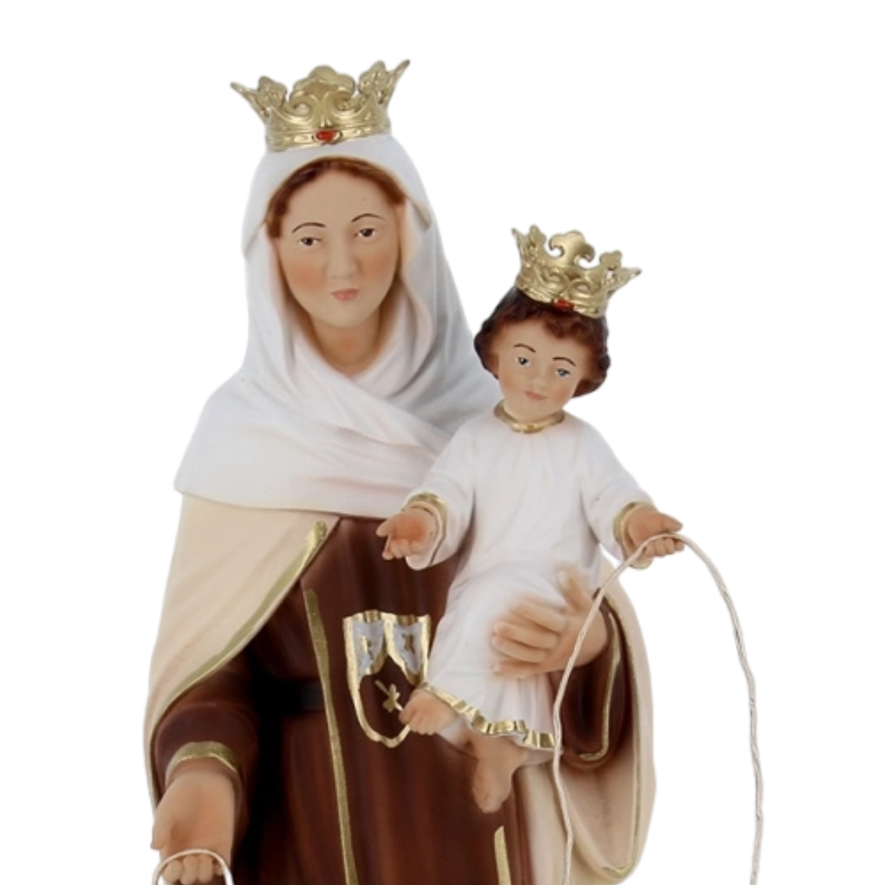 Statua Madonna del Carmine 30 cm in Resina Piena