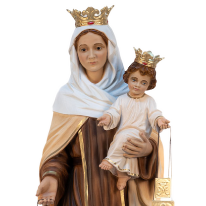 Statua Madonna del Carmine 81 cm in Resina