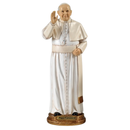 Statua Papa Francesco 20 cm in Resina