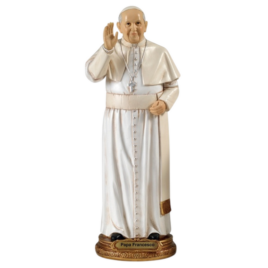 Statua Papa Francesco 30 cm in Resina