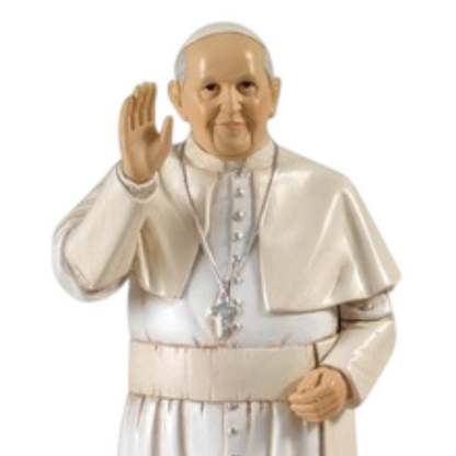 Statua Papa Francesco 20 cm in Resina