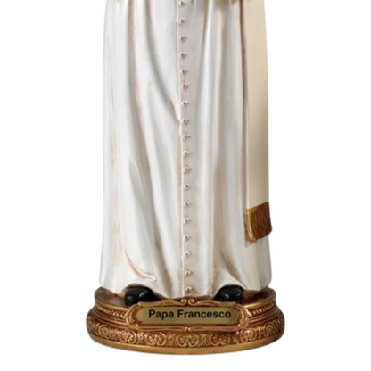 Statua Papa Francesco 30 cm in Resina
