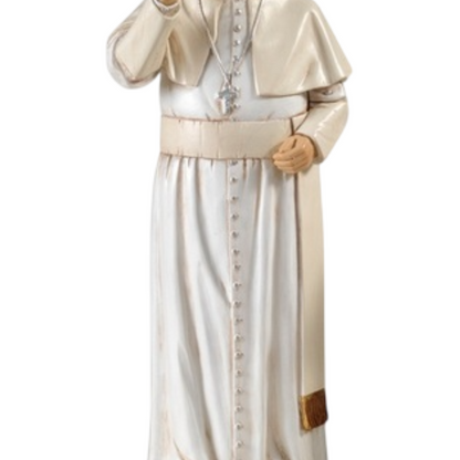 Statua Papa Francesco 20 cm in Resina