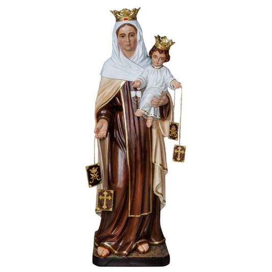 Statua Madonna del Carmine 125 cm in Resina