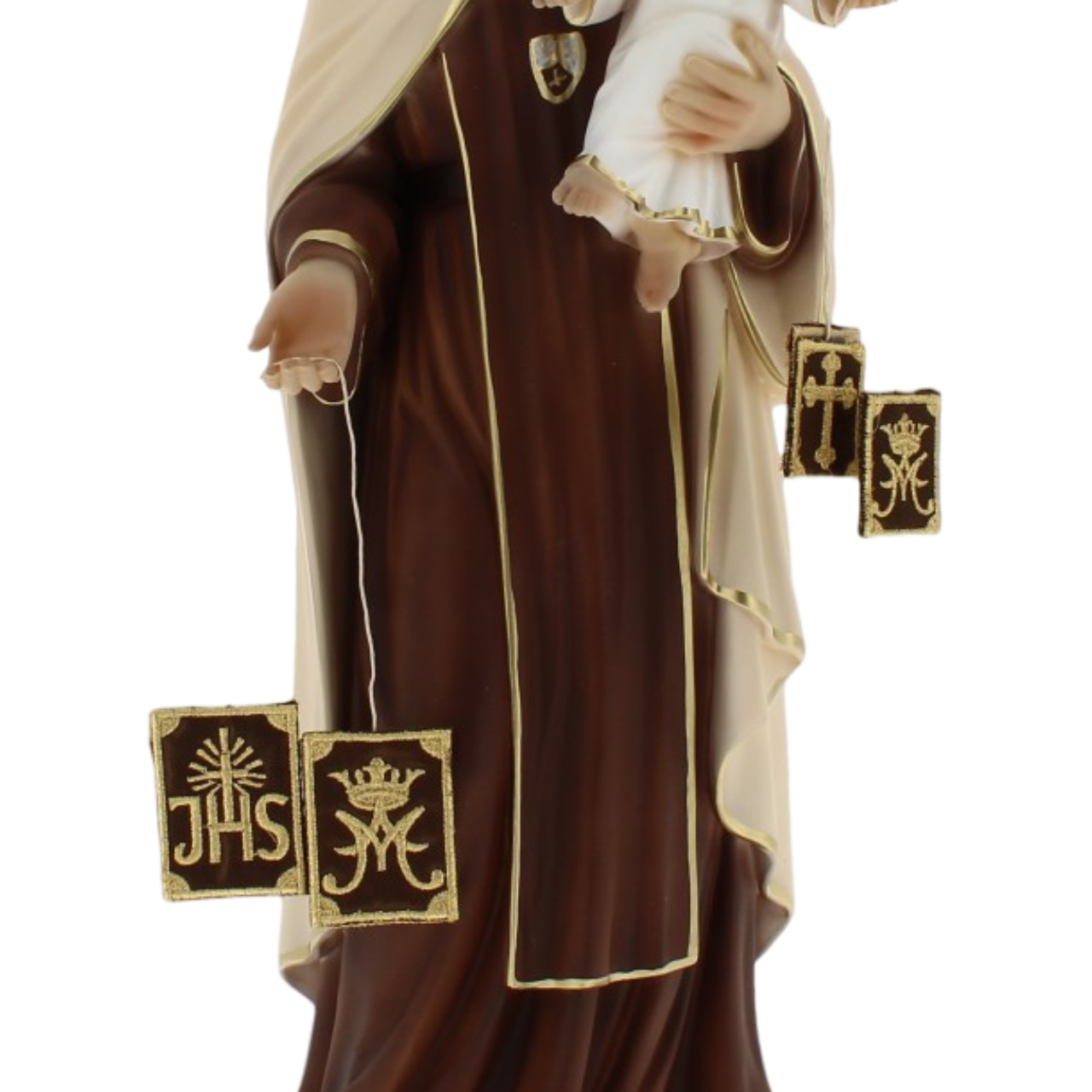 Statua Madonna del Carmine 50 cm in Resina