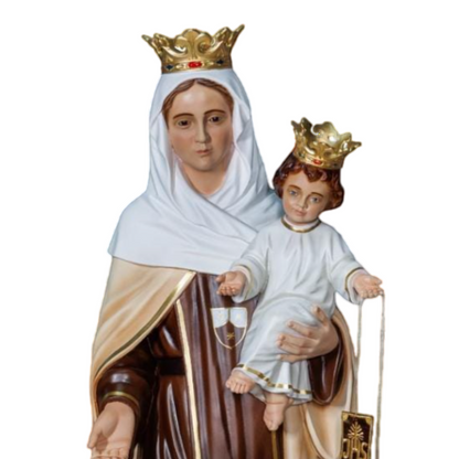 Statua Madonna del Carmine 125 cm in Resina