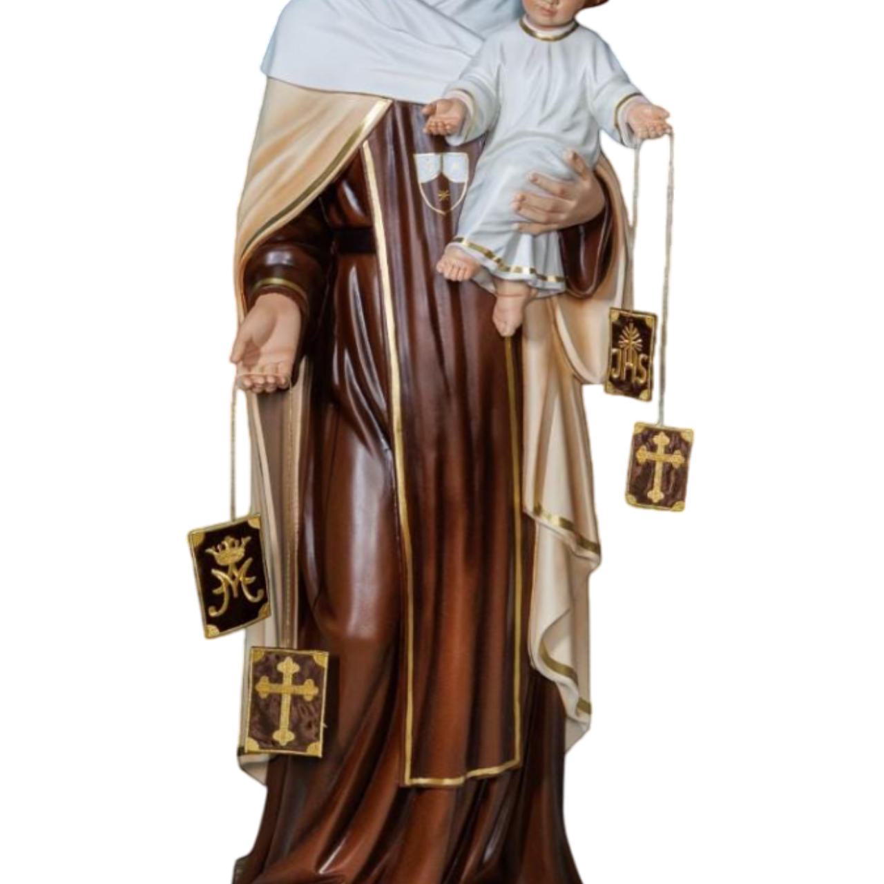 Statua Madonna del Carmine 125 cm in Resina