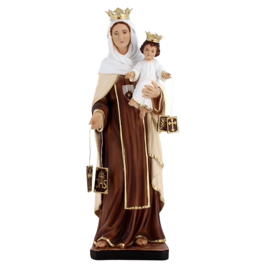Statua Madonna del Carmine 61 cm in Resina