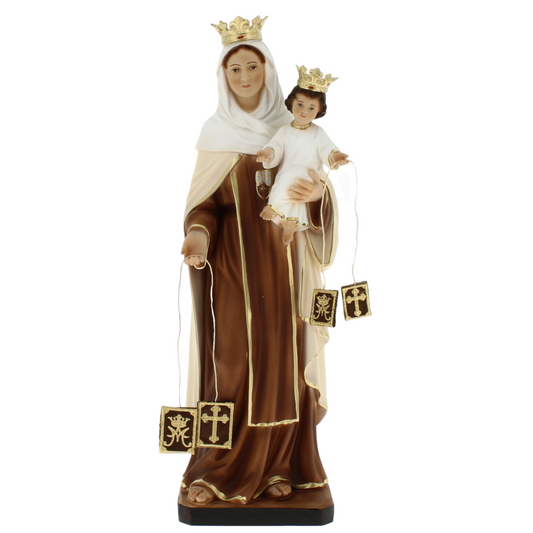 Statua Madonna del Carmine 41 cm in Resina