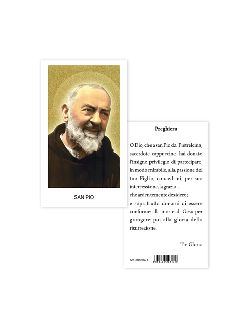 Immagine San Pio 6x10,5 cm 100 Pezzi