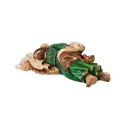 Statua San Giuseppe Dormiente 135 cm in Vetroresina