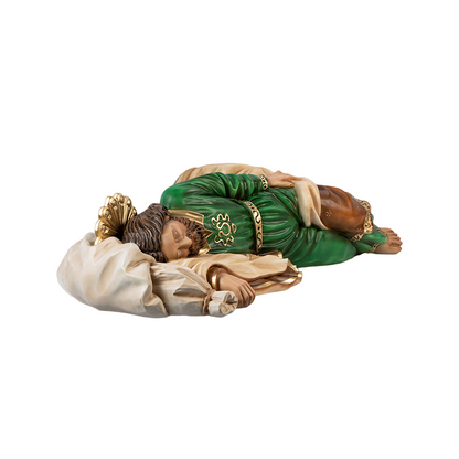Statua San Giuseppe Dormiente 135 cm in Vetroresina
