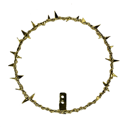 Aureola con Spine in Ottone Finitura Dorata