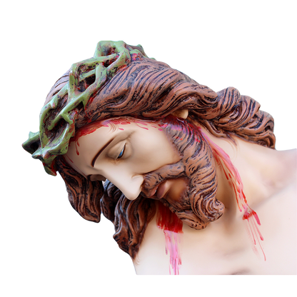Statua Corpo di Cristo 165x140 cm in Vetroresina