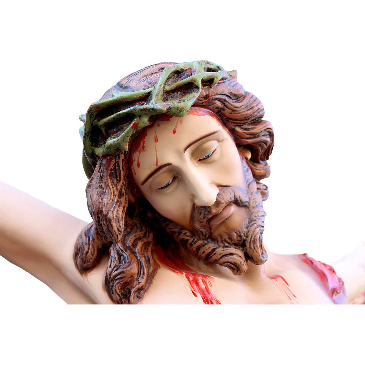 Statua Corpo di Cristo 165x140 cm in Vetroresina