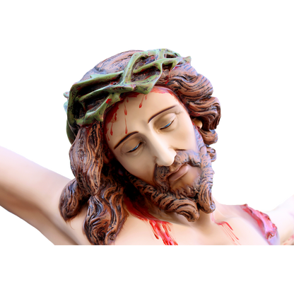 Statua Corpo di Cristo 165x140 cm in Vetroresina