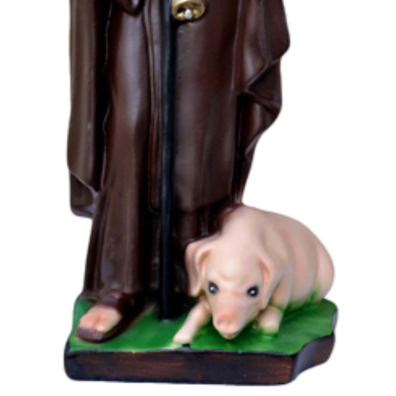Statua Sant'Antonio Abate 30 cm in Resina Piena