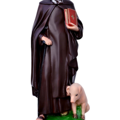 Statua Sant'Antonio Abate 40 cm in Resina