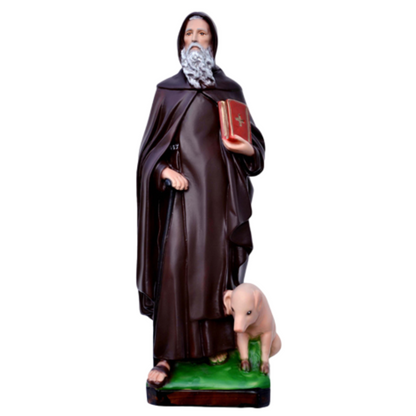 Statua Sant'Antonio Abate 40 cm in Resina