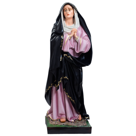 Statua Madonna Addolorata 105 cm in Resina