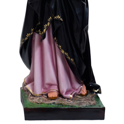 Statua Madonna Addolorata 105 cm in Resina