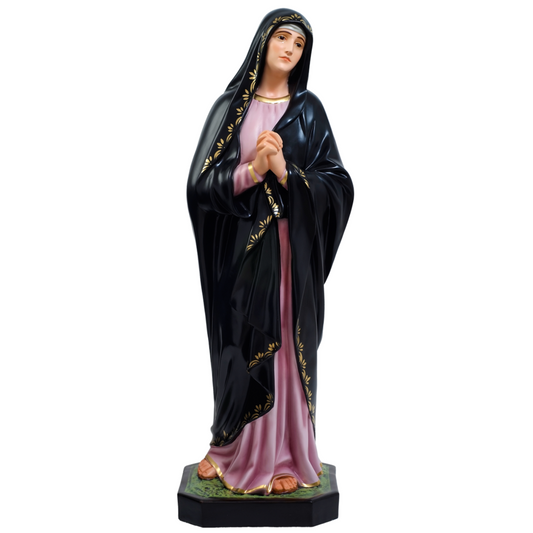Statua Madonna Addolorata 110 cm in Resina